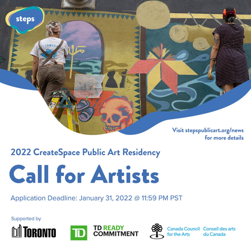 Call for Artists: 2022 CreateSpace Public Art Residency | STEPS Public Art