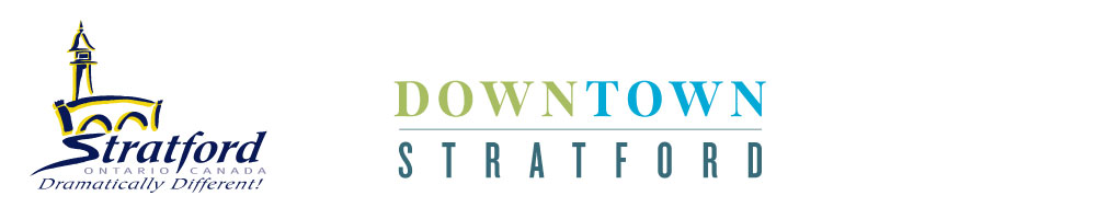City of Stratford and Downtown Stratford BIA logos